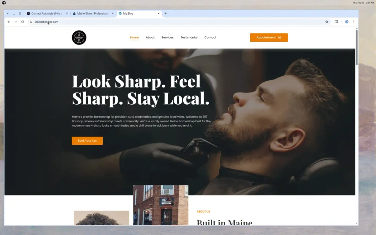 207 Barbershop original website