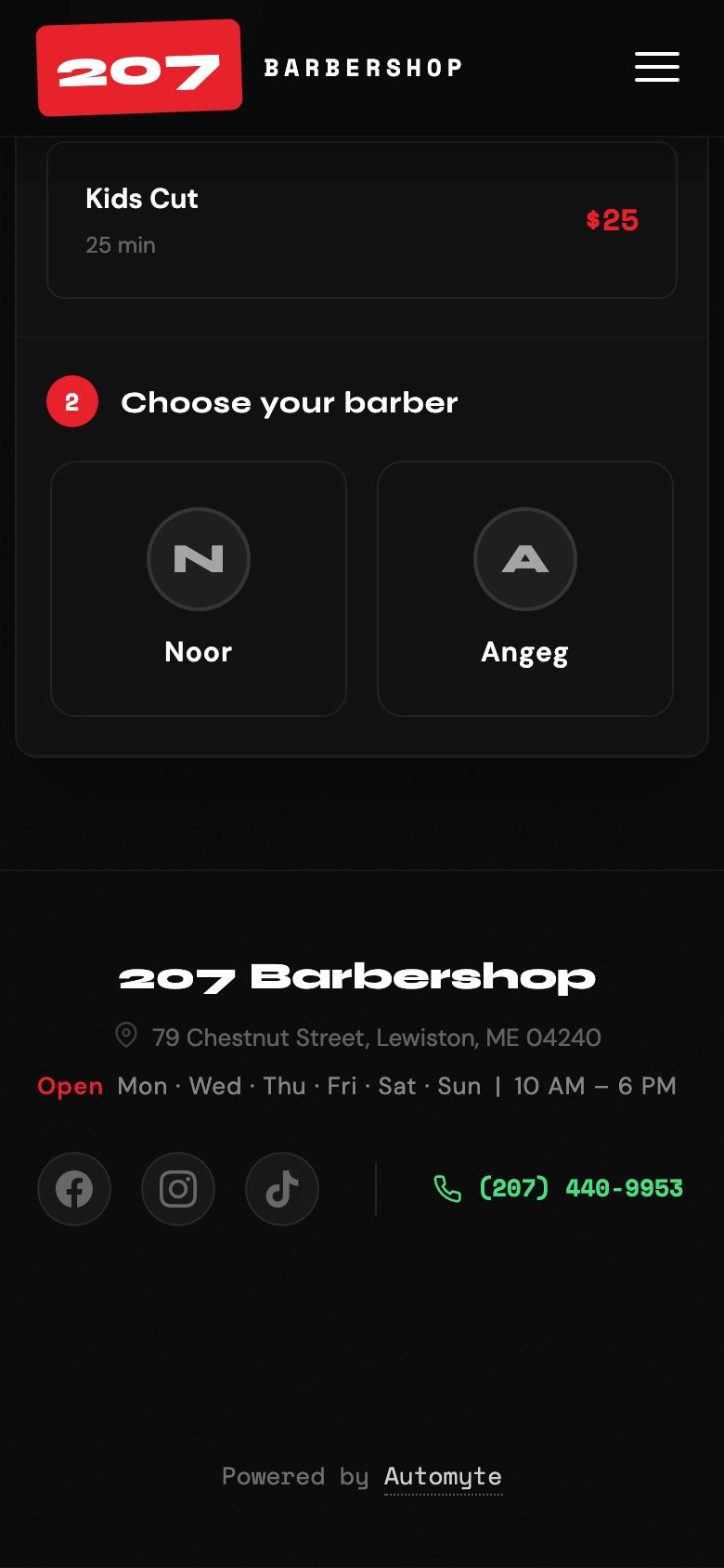 Choose a barber