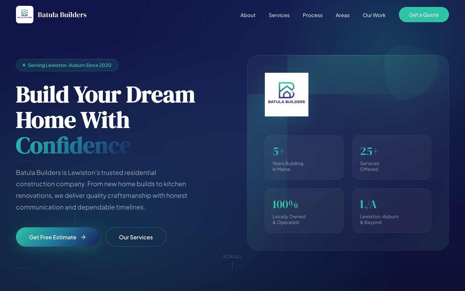 Batula Builders website